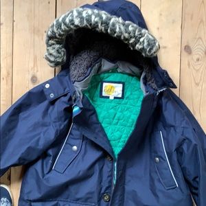Mini down boys winter parka